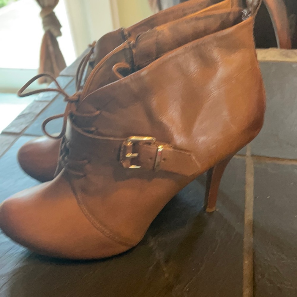 Also leather booties